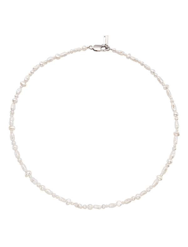 White baroque Pearl Necklace