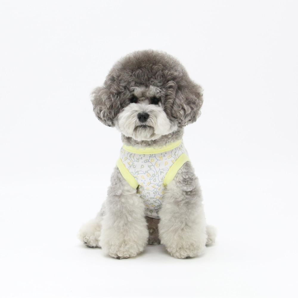 [키니키니X어프어프]SOFT BEAR SLEEVELESS-WHITE(슬리브)