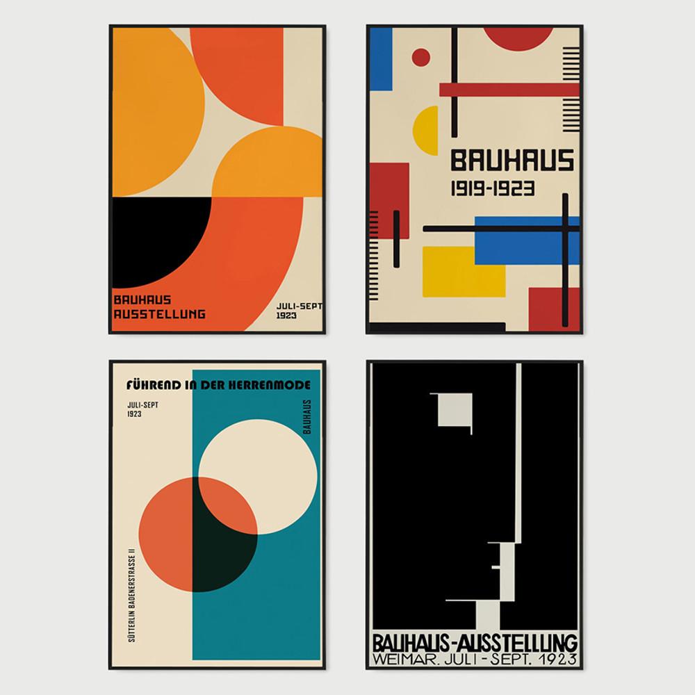 바우하우스 인테리어 포스터 액자 미드센츄리 카페 매장 개업 집들이 그림 선물 벽꾸미기