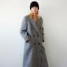[4차] Hairy Alpaca Blended Classic Coat - Charcoal