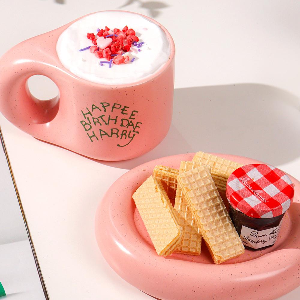 해리포터 뭉뚝 머그컵+소서 세트 - 벌스데이