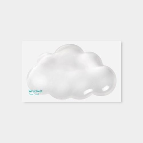 손목받침대 투명 구름