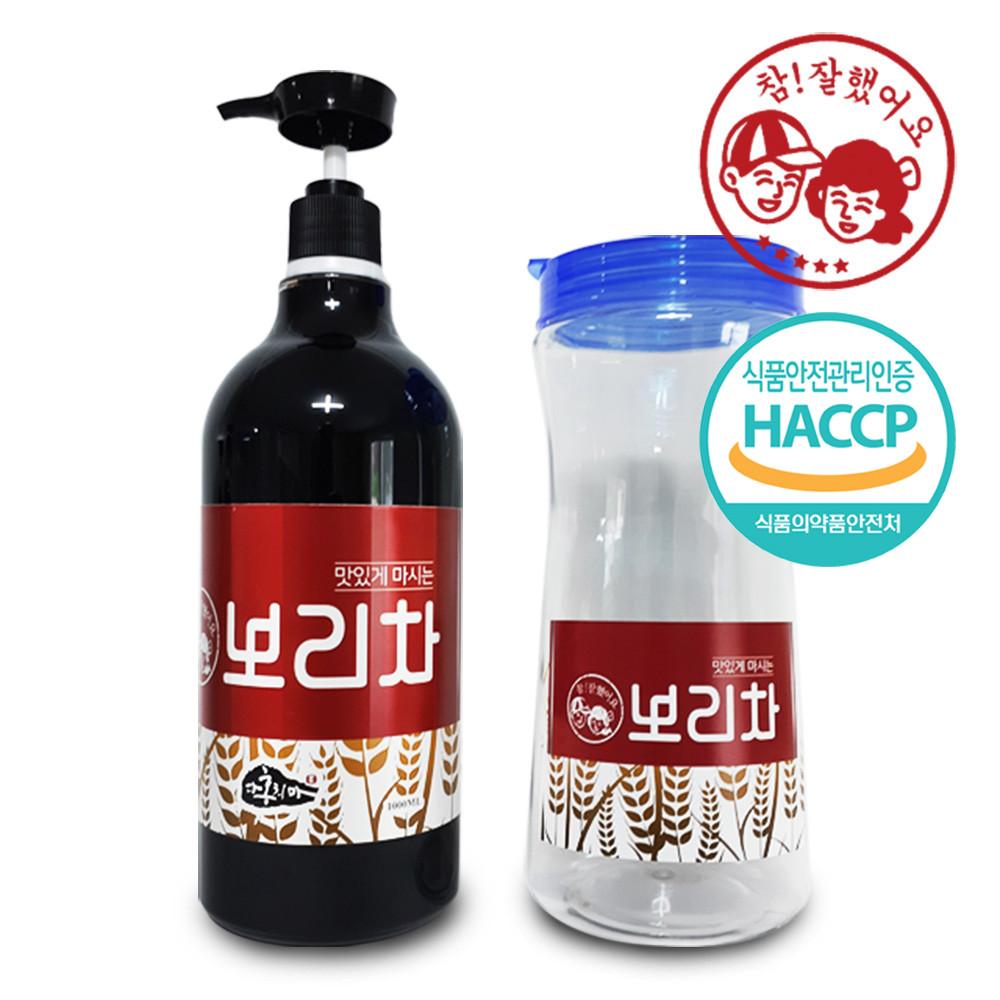 보리차 원액 1000ml 국산볶은보리100% 대용량 음식점 식당 액상 액기스 진액 가정집 시원한 건강음료