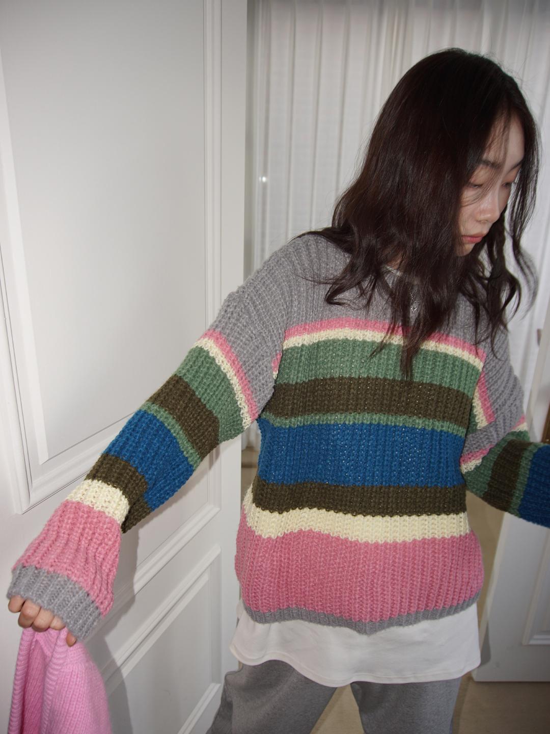 dumble rainbow knit