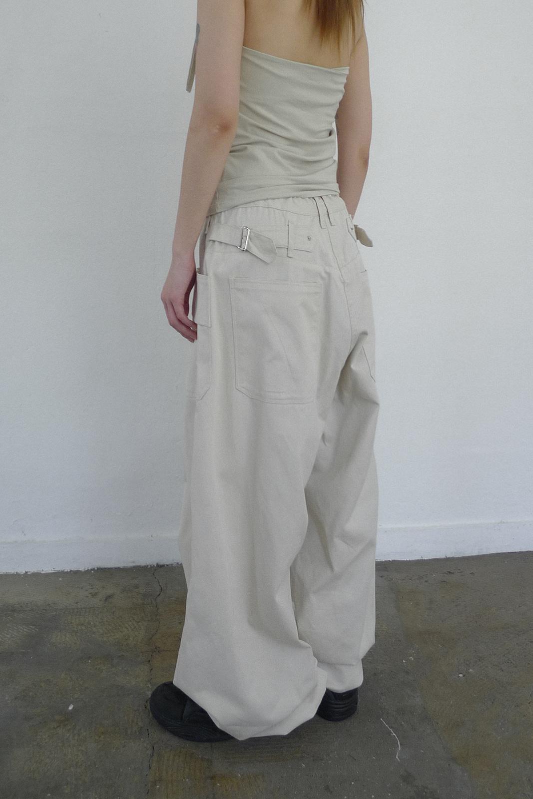 (30%)BIG POCKET WIDE PANTS