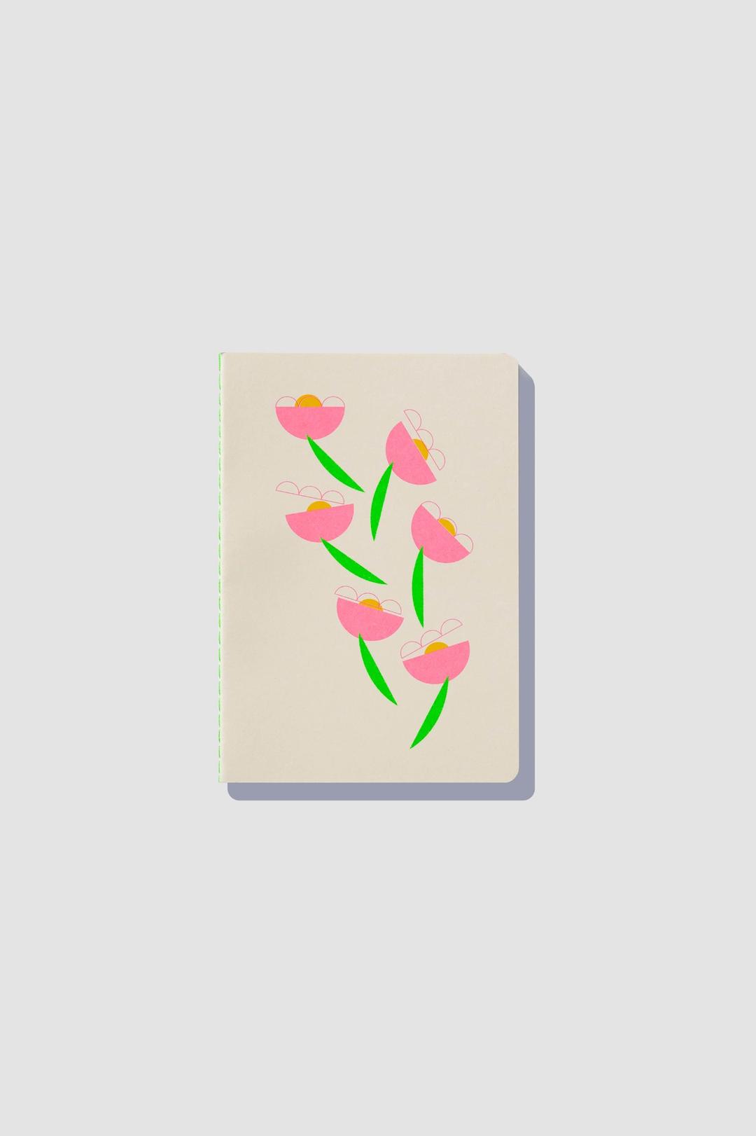 Stitch Note Spring Edition-03 Pink Tulips