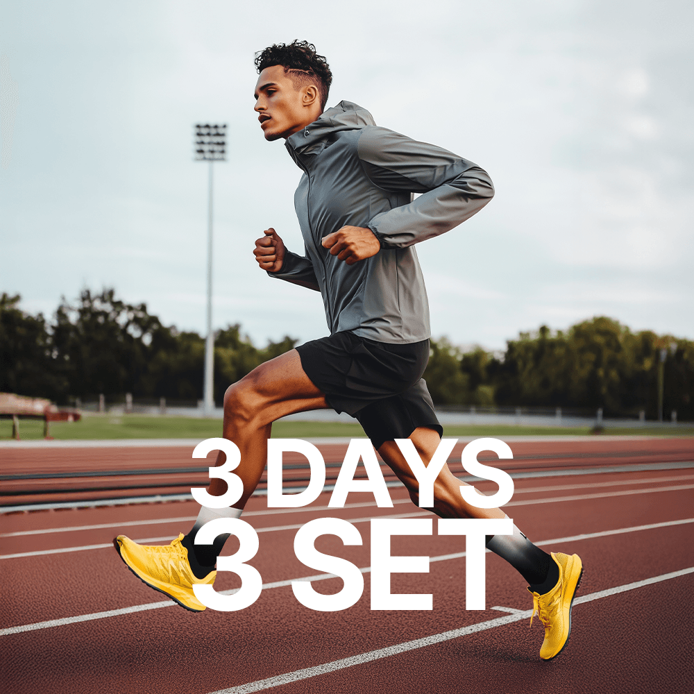 [3Days 3SET] 그라데이션 러닝 크루 삭스