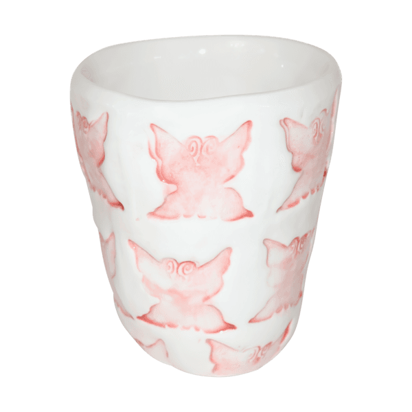 Butterfly stamp cup