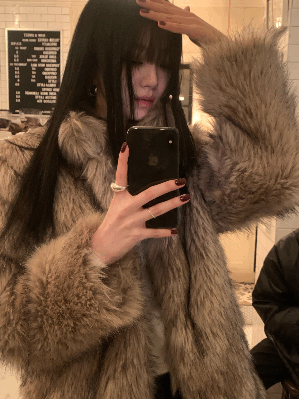 RS. Raccoon Fur Jacket / 무료배송