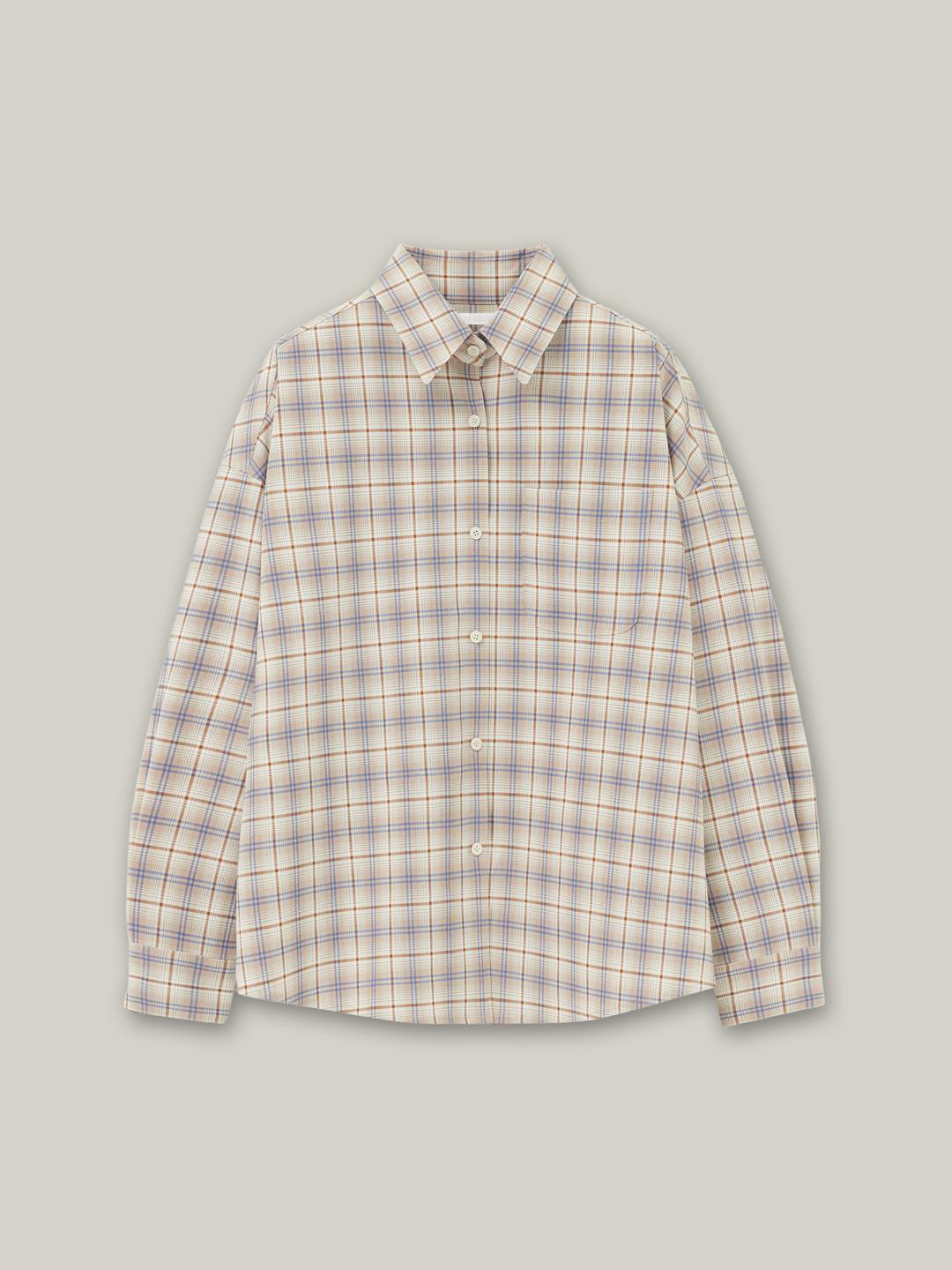 Classic Check Shirts_Brick