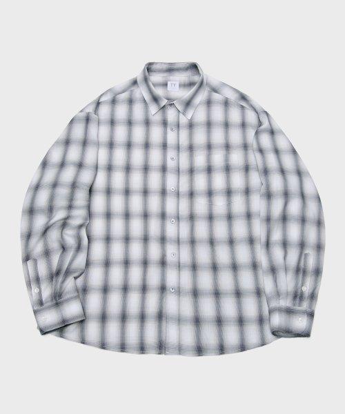 틀영(TLEYOUNG)  올데이 옴브레 셔츠_Black - 사이즈 & 후기 | 무신사