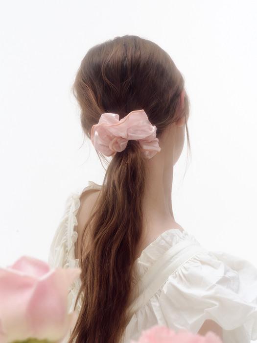 Shiny stripe scrunchie (2colors)