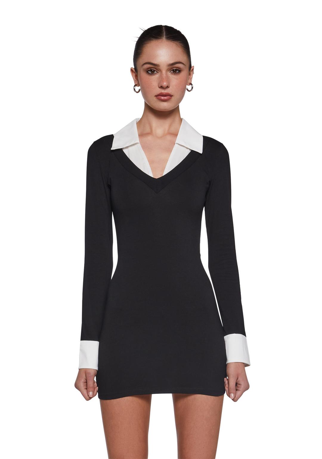 Eleanor Mini Dress - BLACK / XX-Small