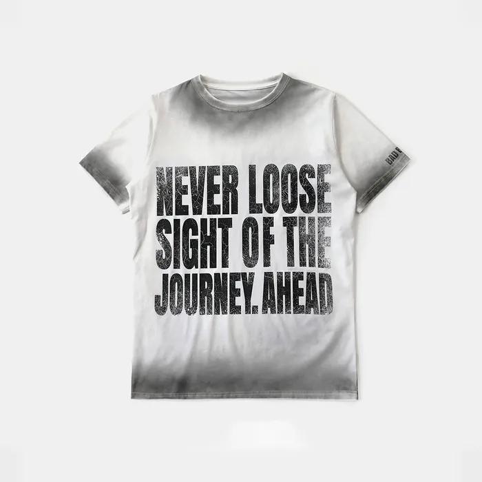 w-tee25-072 JOURNEY 티셔츠 - 더스티화이트