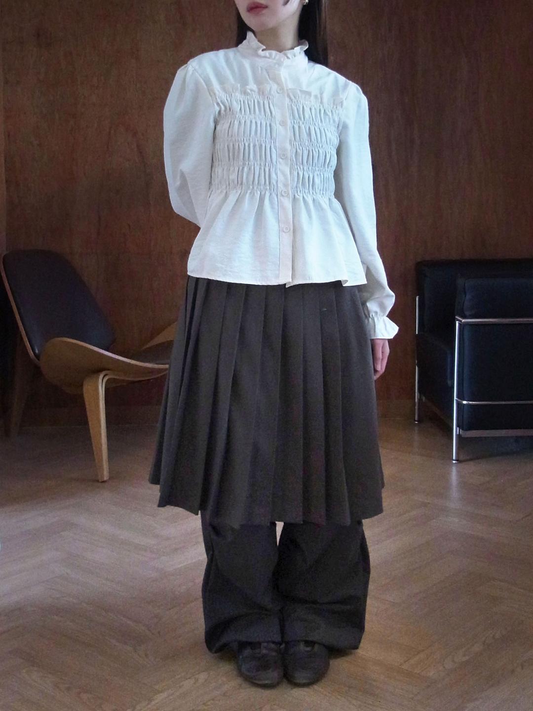 유리틀라스칼 코어 플리츠 스커트