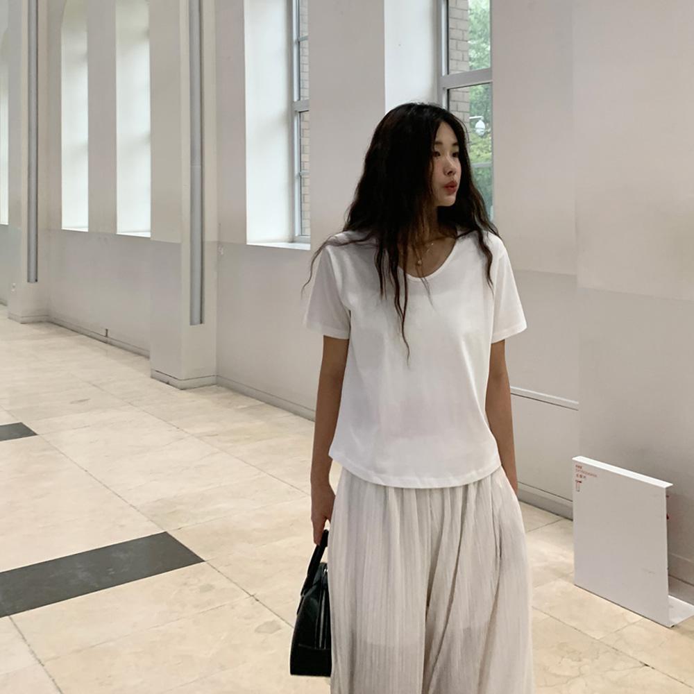 윈디 유넥 반팔 T (5colors)