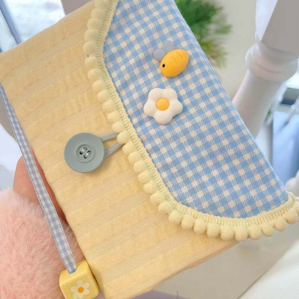 블루 옐로 다이어리 커버 케이스 스케줄러 일기장 노트 y2k 유니크 새달바스켓 A5 A6