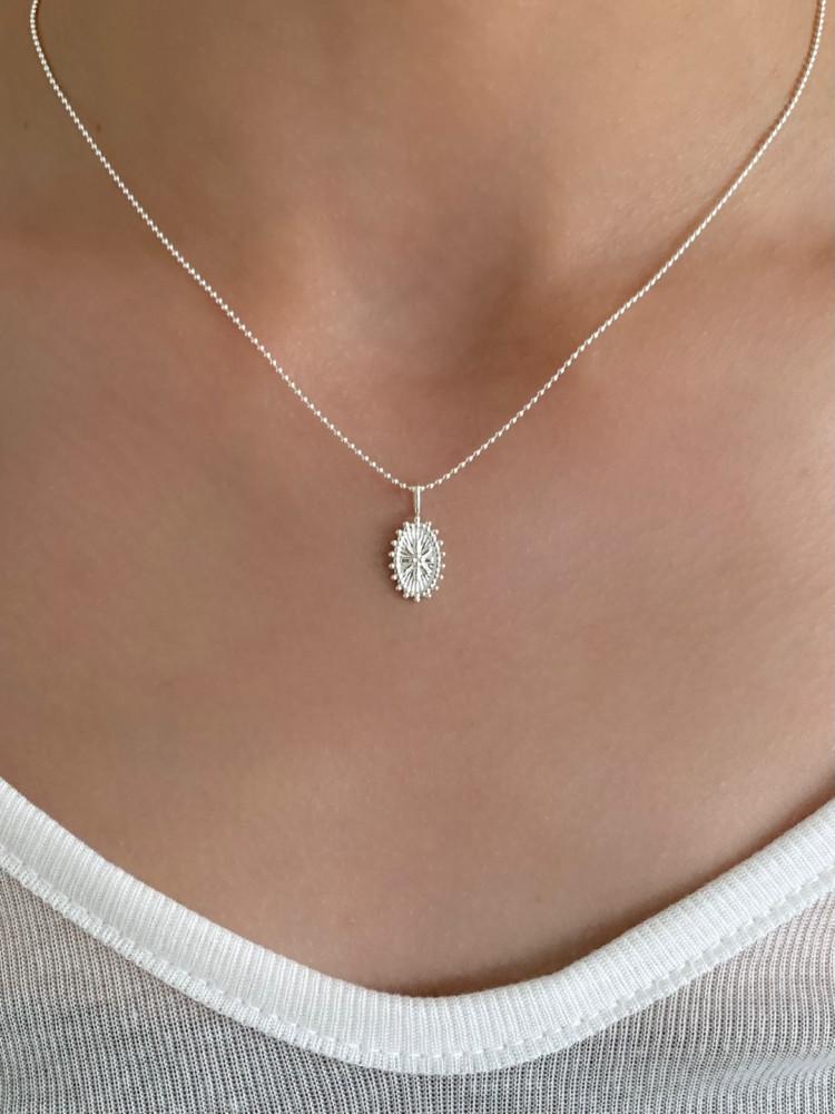 (silver925) sun pendant necklace 태양 펜던트 목걸이