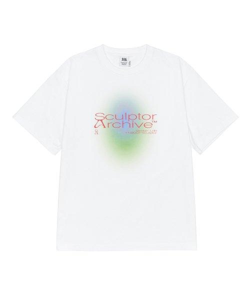 Colour Logo Tee White