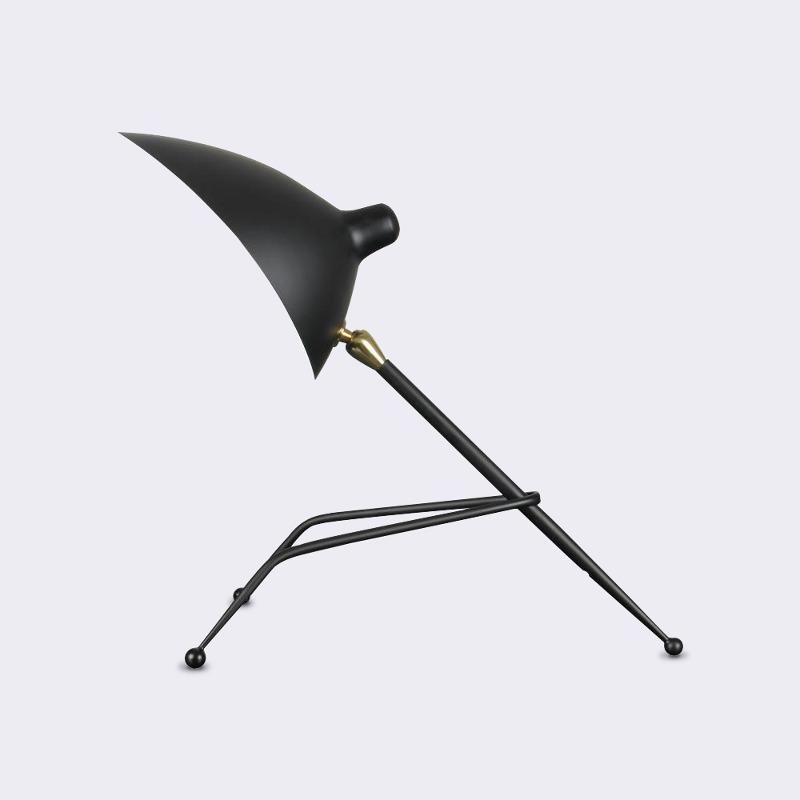 세르주무이 테이블램프 미드센추리 레트로 관절 단스탠드 블랙,화이트