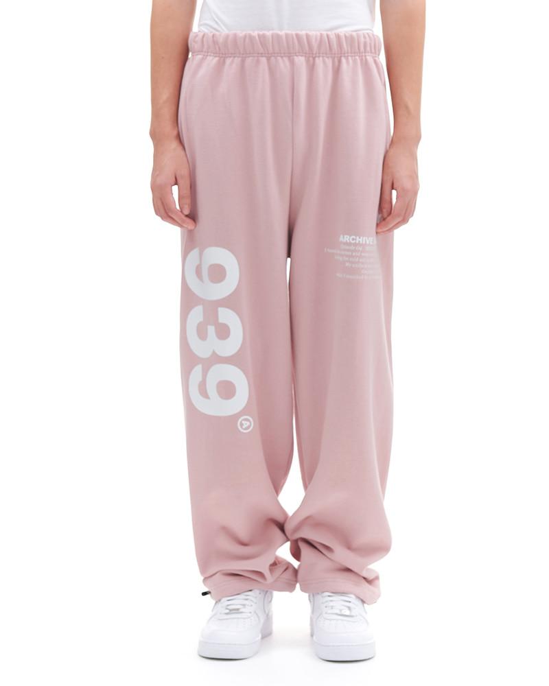 [15% SALE] 939 LOGO SWEAT PANTS (PINK)