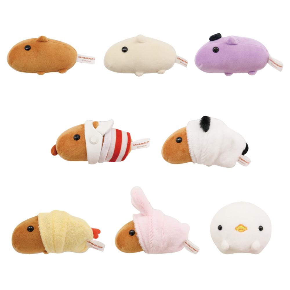 카피바라상 트레이딩 마스코트 키홀더 인형 랜덤 1개입