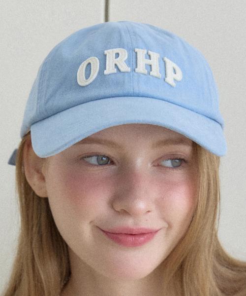 ORHP 빈티지 워시드 볼캡 - 스카이 블루