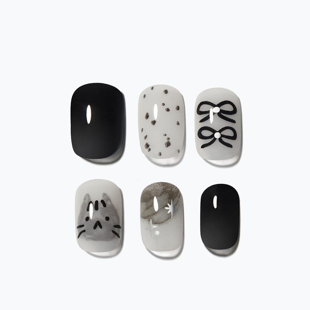 데싱디바 매직프레스 시크 캣 (레귤러 라운드) 네일팁