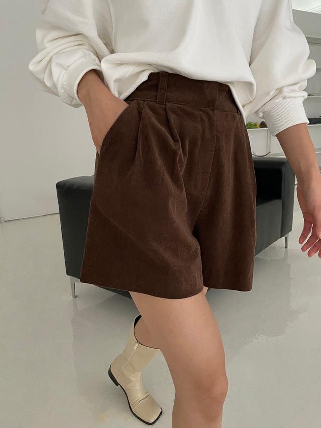 도버 코듀로이 숏 팬츠