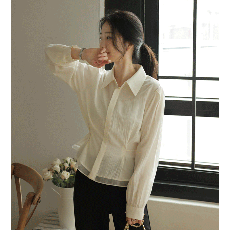 롬피스트랩 카라블라우스