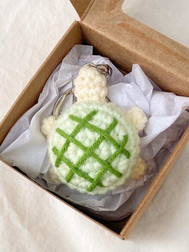 [와르르] 메론빵 거북이 열쇠고리🐢 / 인형 가방 차 키 에어팟 버즈 키링