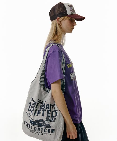Boat Reversible Mesh Bag Gray