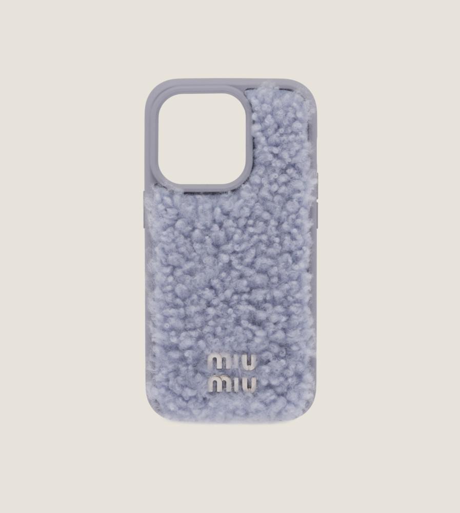 miu miu 미우미우 시어링 iPhone 14 Pro 케이스