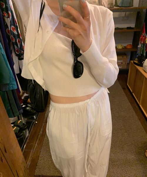 미뉴에트 [린넨 30%] Pinon linen cardigan (3color)