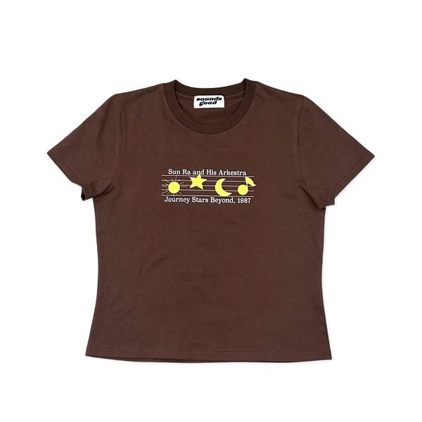 Journey Stars Beyond Tee (Women) - Brown