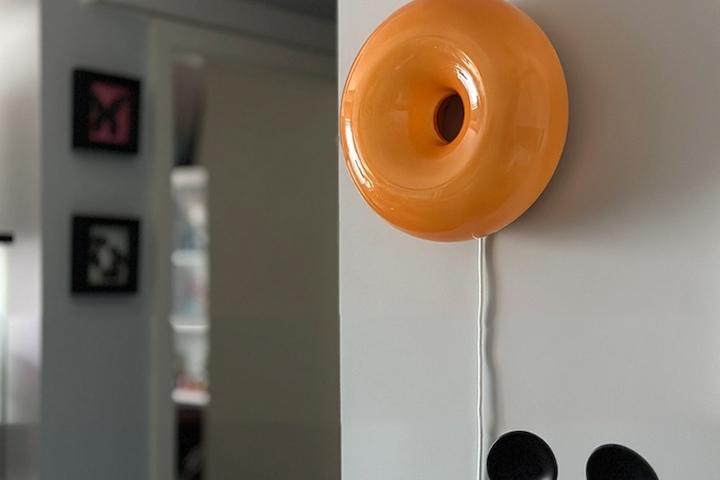 [해외] DONUTS 미드센츄리 모던 벽조명 도넛 무드등 터치 벽등