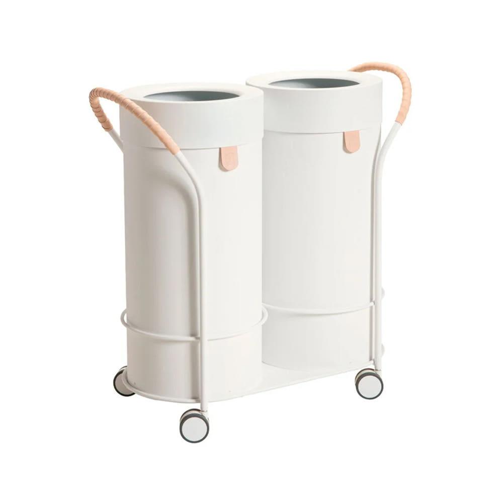 [Mizetto] Bin there L set (trolley ＆2 bins) 휴시통 트롤리 세트