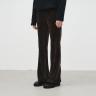 [M size 12/5 순차 발송] velour boots cut pants - charcoal