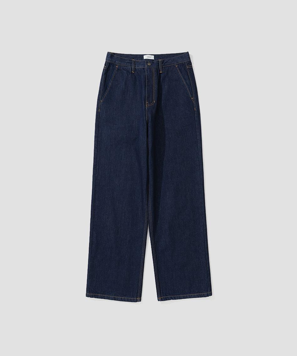 121 Dungaree Denim Pants - One Washed