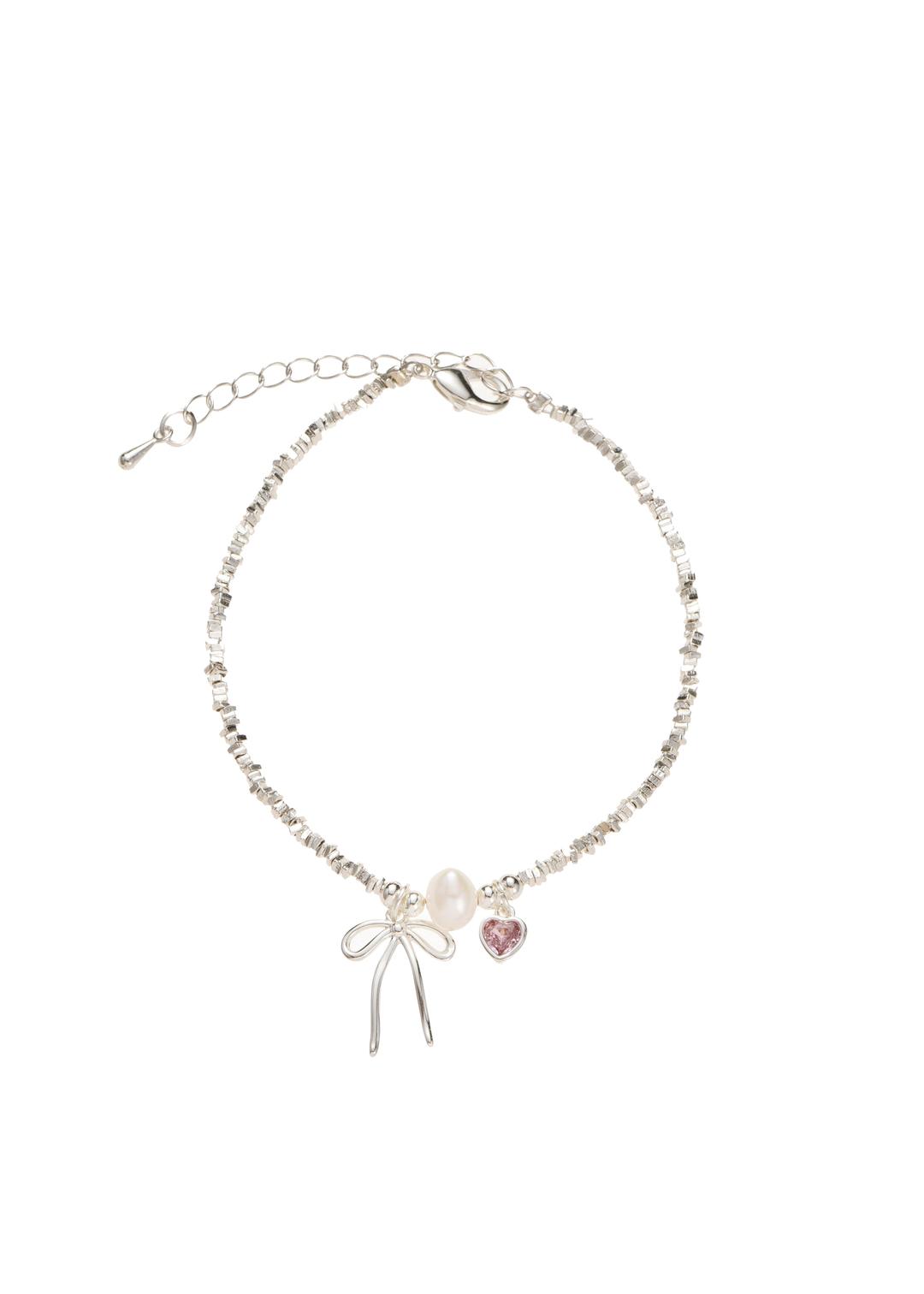 Mina Bow Silver Bracelet