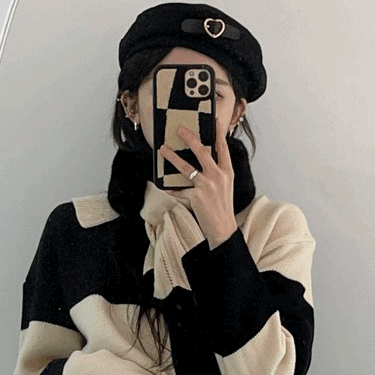 [해외][베레모/2col] 하트 버클 베레모 헌팅캡 하이틴룩 하이틴 키치 모자 화가