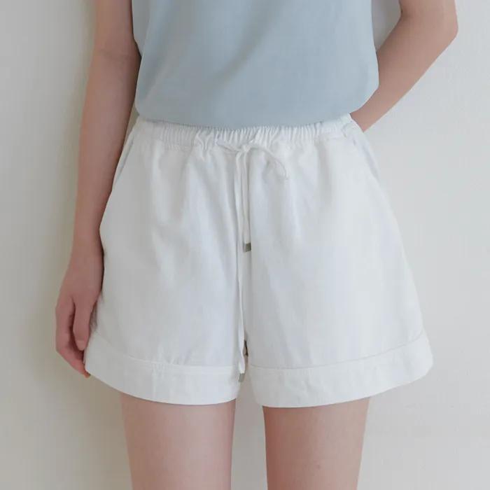 [1차 리오더][주리 착용] Cotton banding shorts_2colors