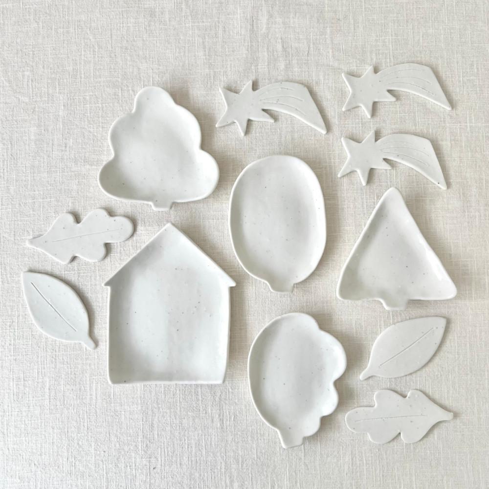 하얀모양 시리즈 - 소접시