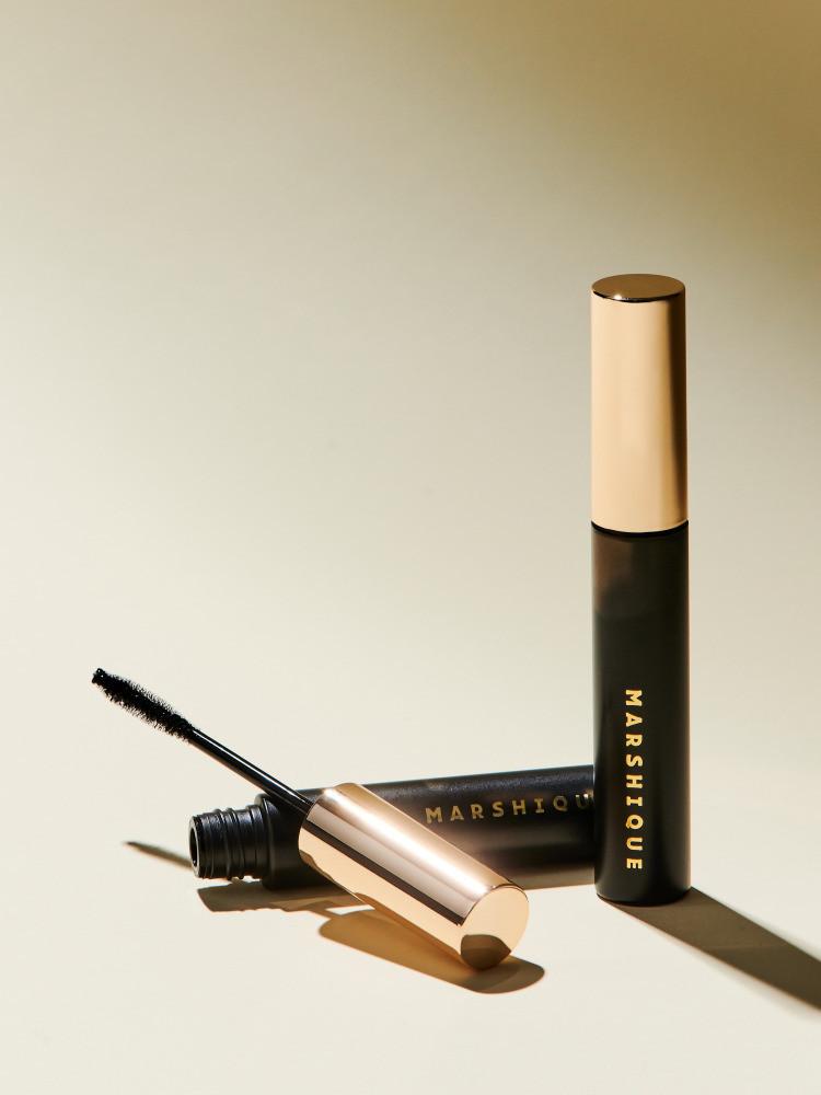 마르시끄 인리치드 블랙 틴팅 비건 속눈썹 영양제 - 펌 연장 케어, 투명 마스카라 픽서 겸용 눈썹 에센스 세럼