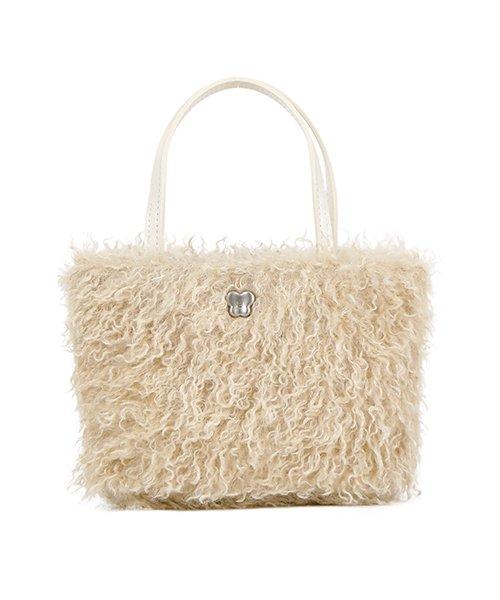 DAY BAG / FUR IVORY