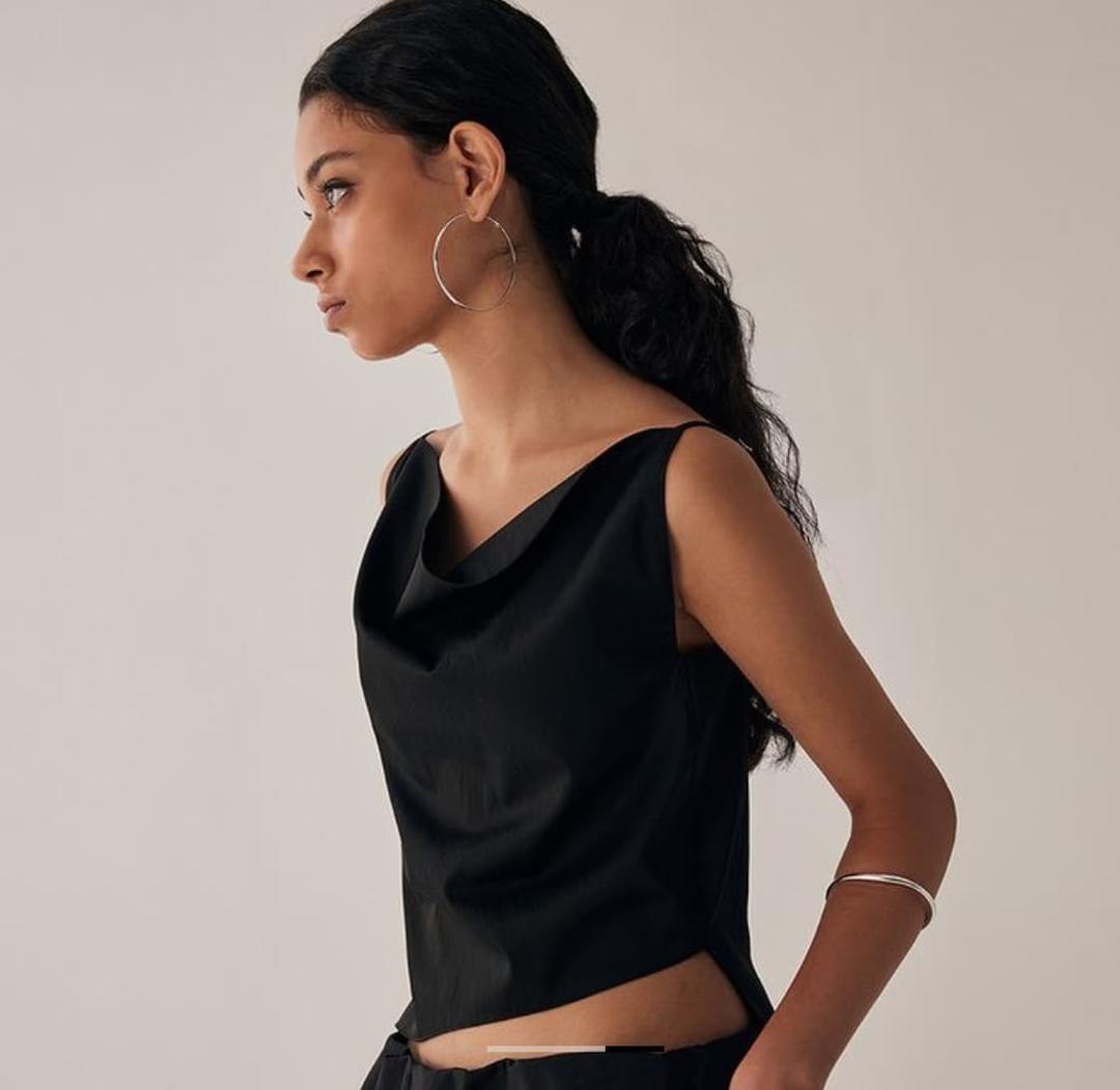 Cowl sleeveless(charcoal) | 후루츠패밀리
