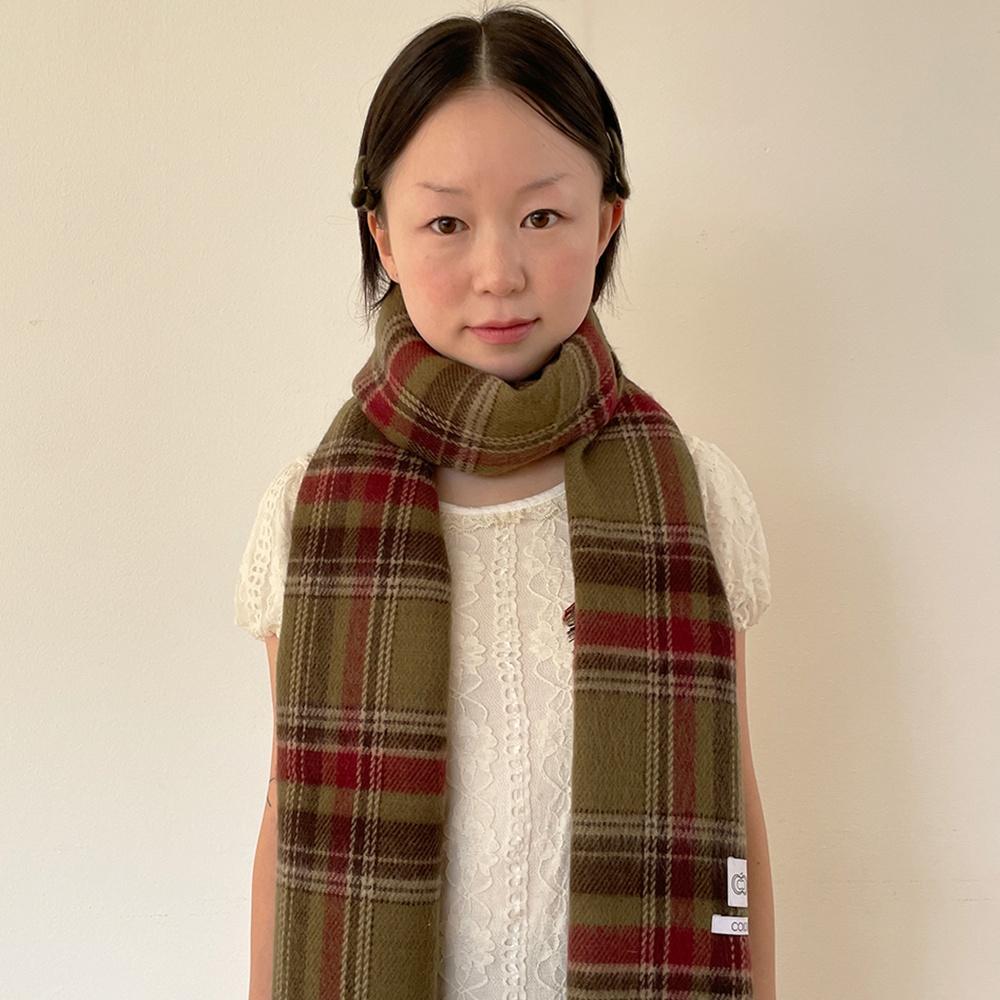 [ 6차 재입고 ] Coco Reversible Muffler Khaki