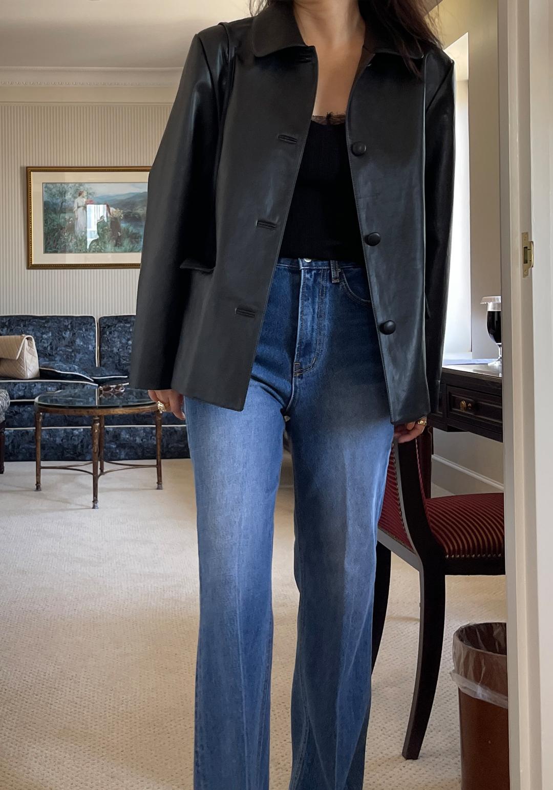 [프리미엄 라인] 토바 레더 자켓