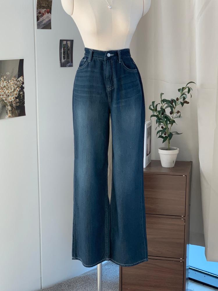 안느 딥블루 찰랑 썸머 데님