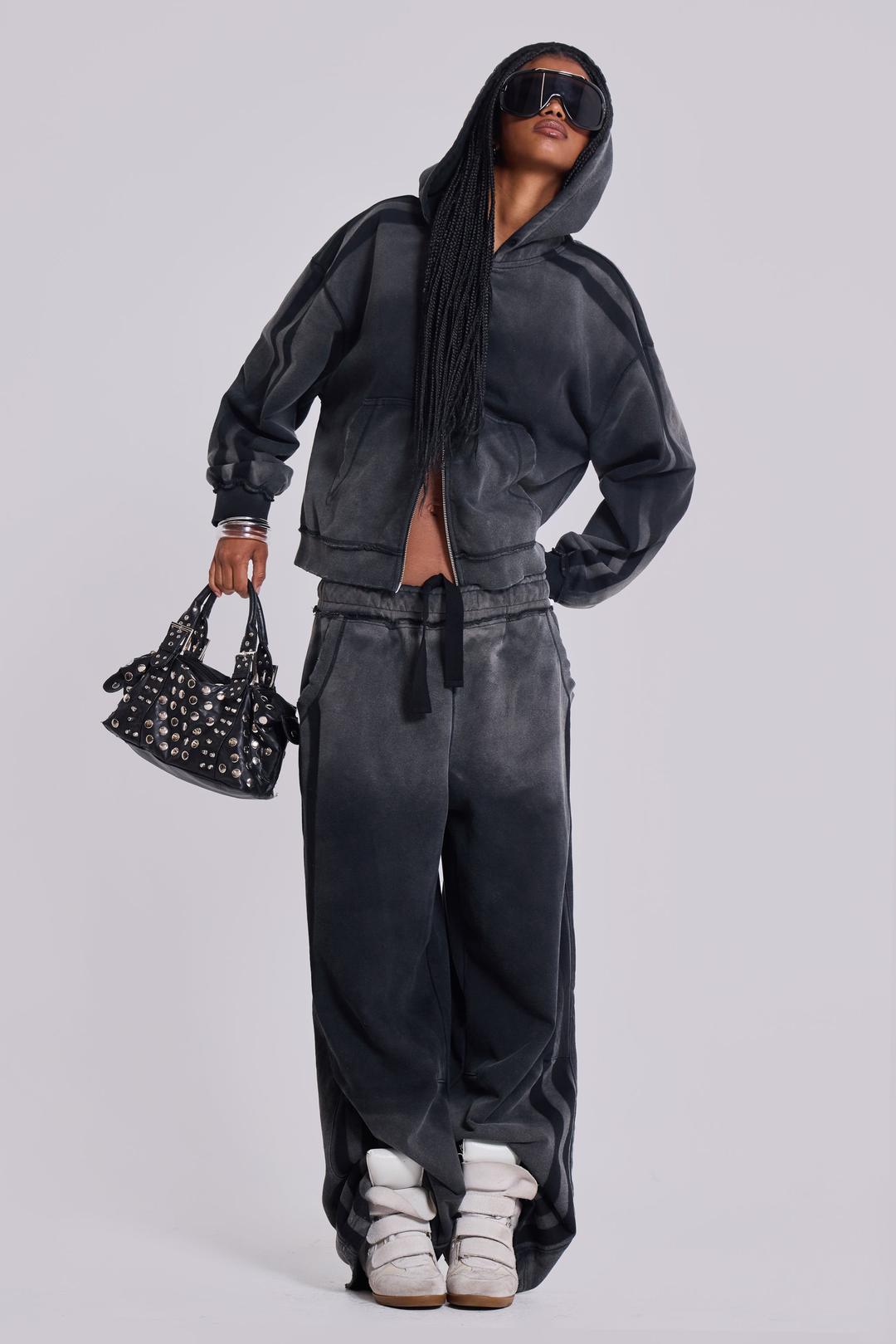 Sporty Baggy Monster Hoodie - XXS / Grey